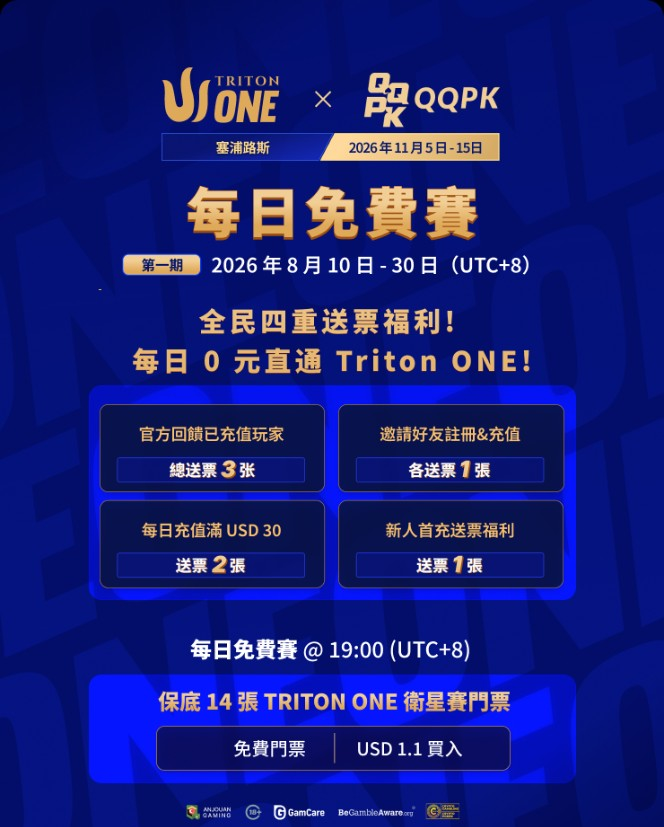 每日免費賽|0 元直通 Triton ONE