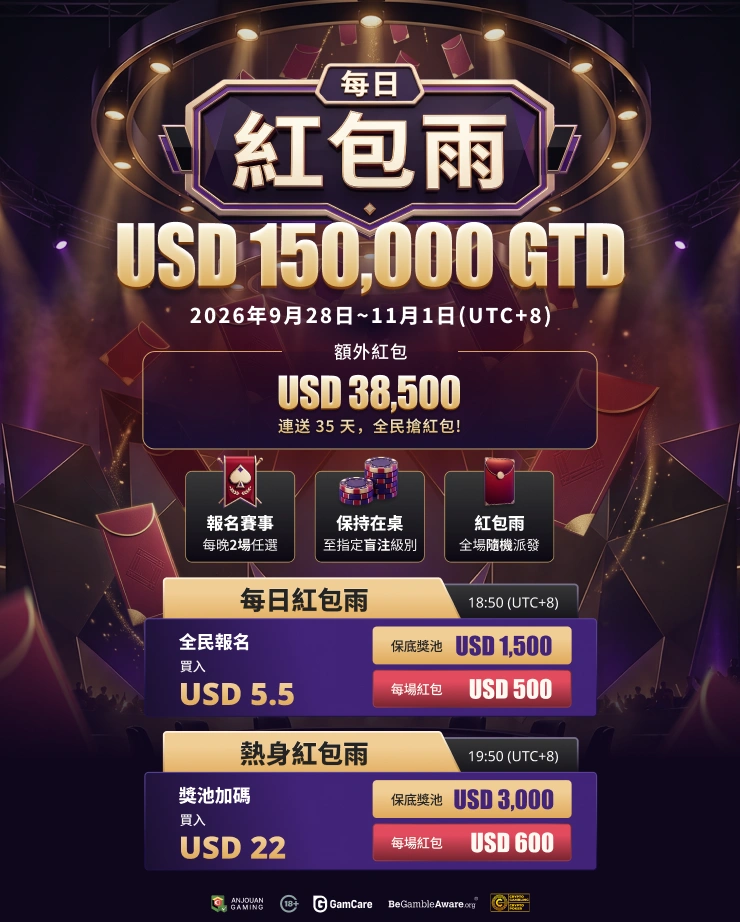 Daily red-packet rain | USD 150,000 GTD